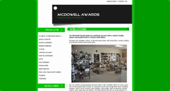 Desktop Screenshot of mcdowellawards.com